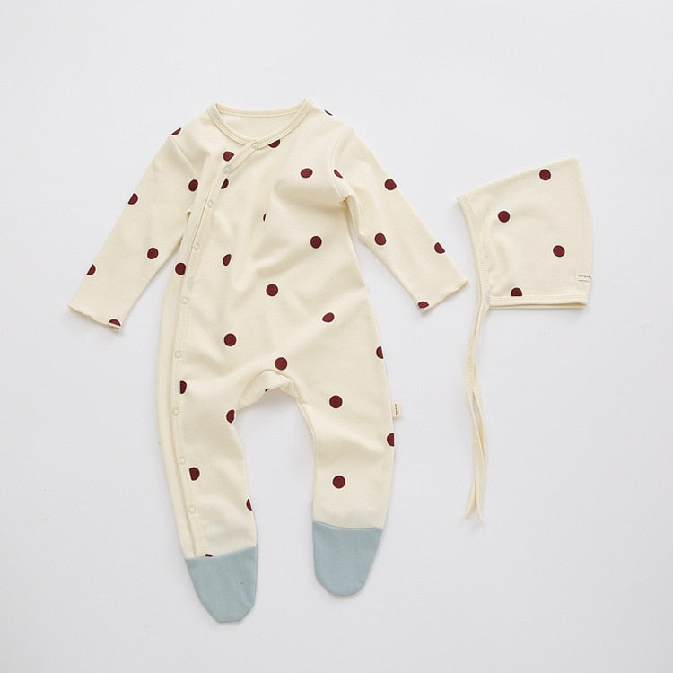 Printed Sleep Suit with Contrast Feet