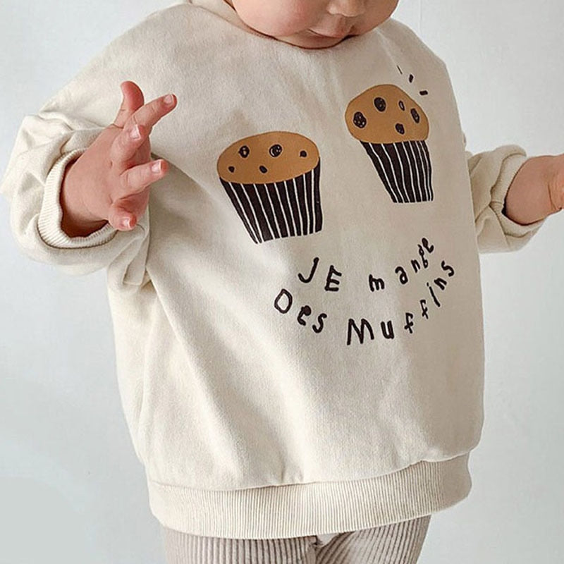 Je Mange Des Muffins Sweatshirt