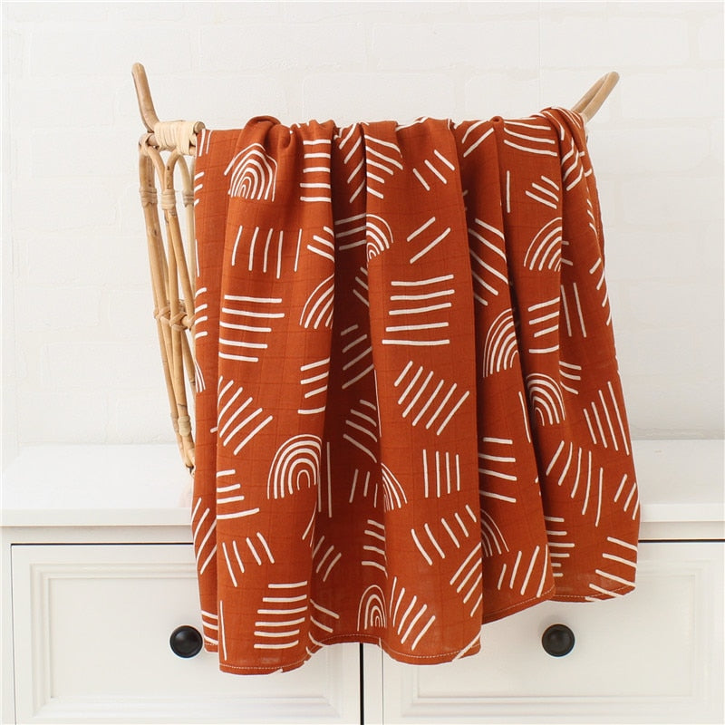 Boho Printed Swaddle Blankets