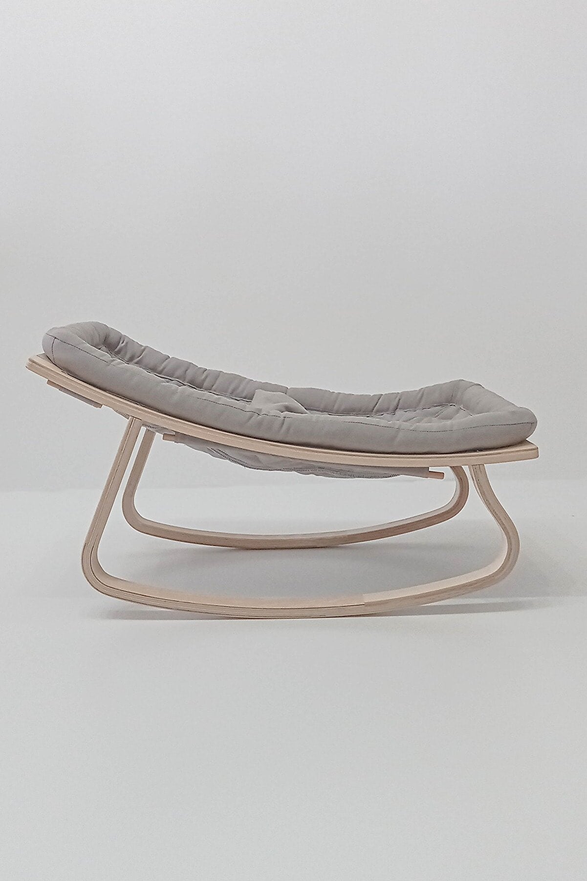 Natural Wooden Rocking Baby Bouncer